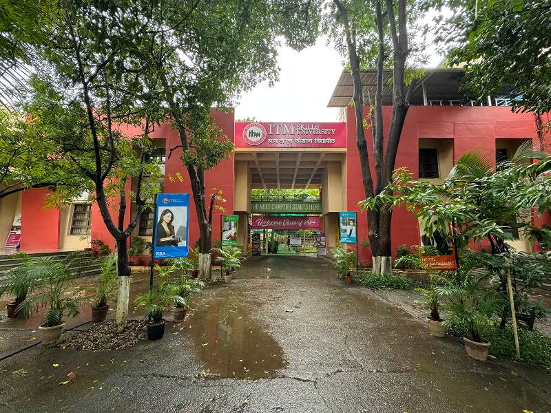The ITM Skills University campus at Kharghar, Navi Mumbai
