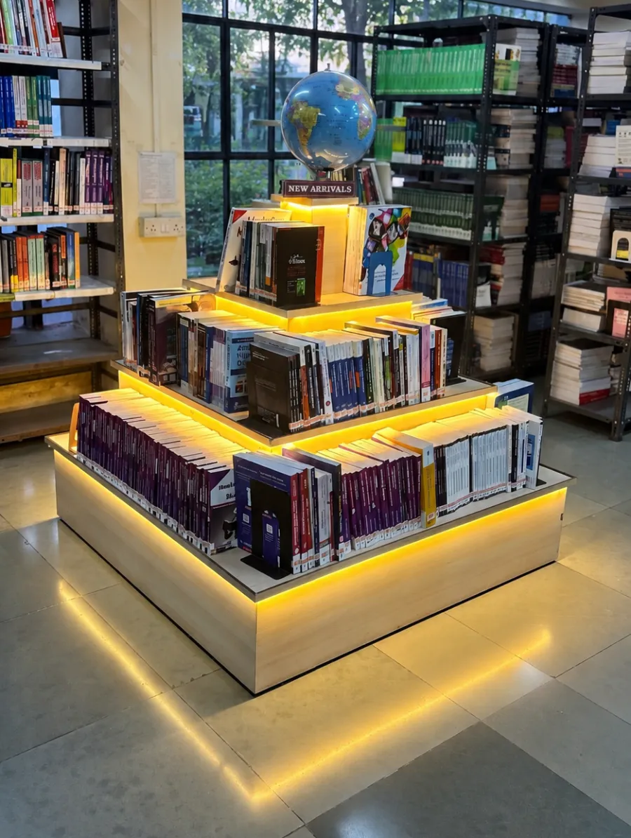 Students in the ITM library