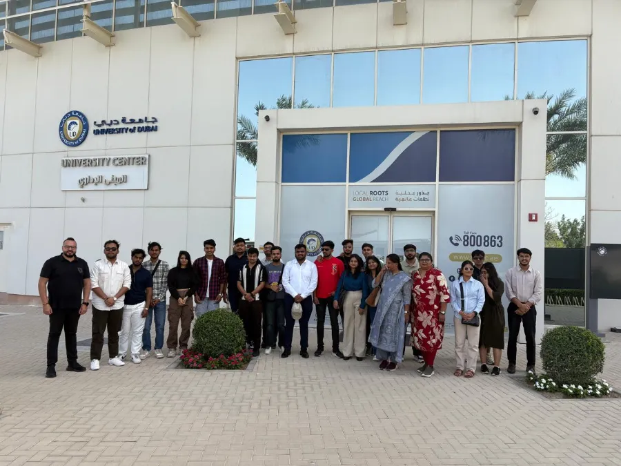 ITM MBA students on the Global Immersion module at the University of Dubai